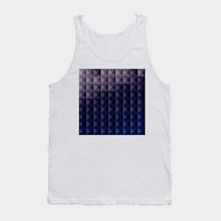 Purple Taupe Abstract Low Polygon Background Tank Top